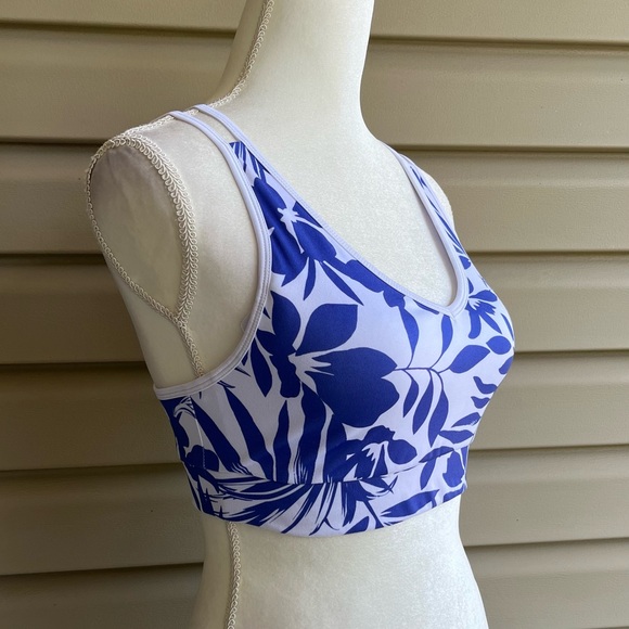 •Avia• Strappy Floral Sports Bra - Size Medium - Picture 4 of 6